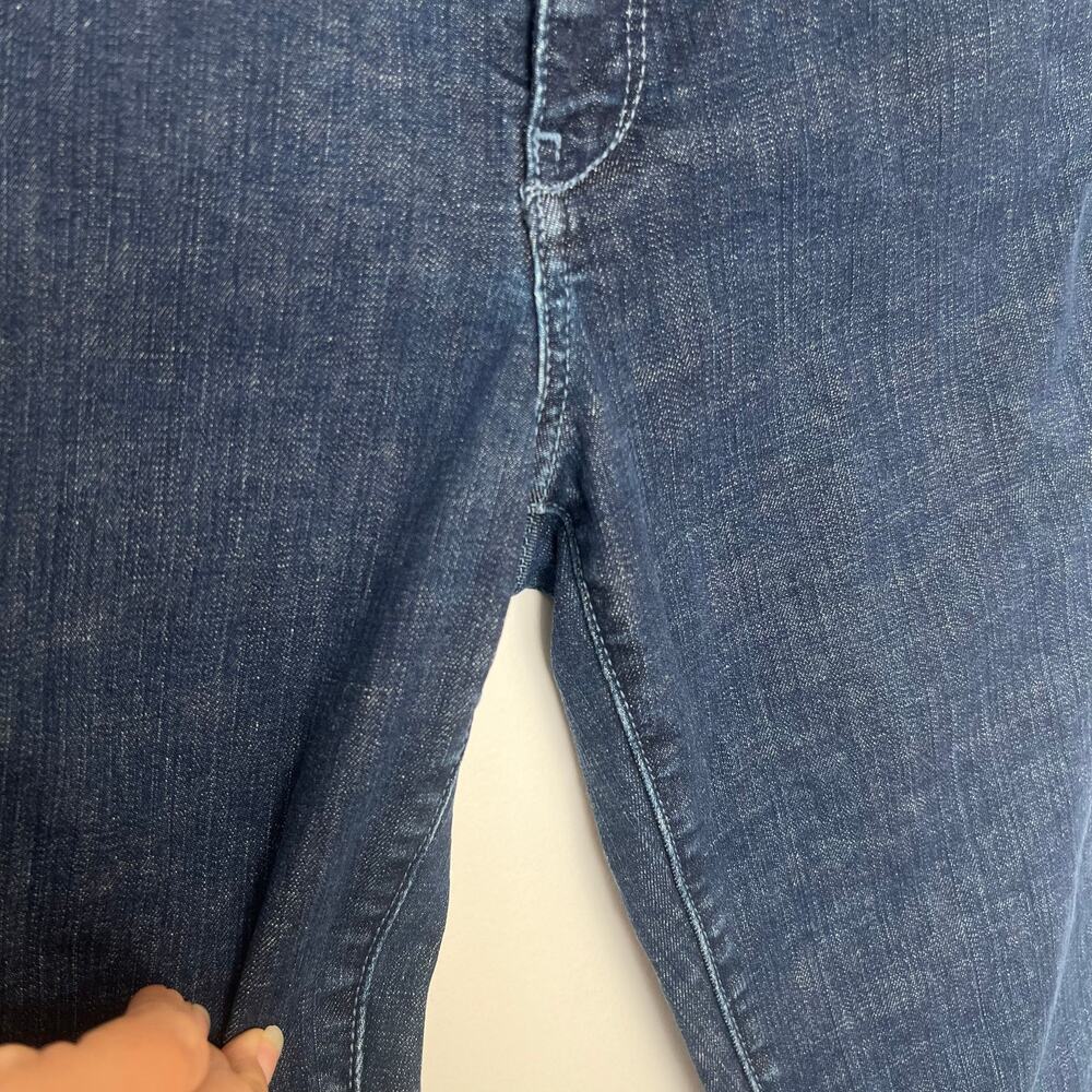 Pilcro No. 27 Full Flare Dark Wash Stretch Denim Jeans Womens Size 27 - Picture 6 of 12